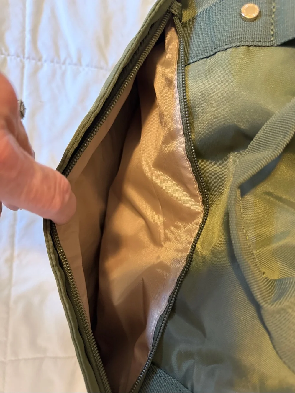 Olive Green Men's Weekender Duffel Bag